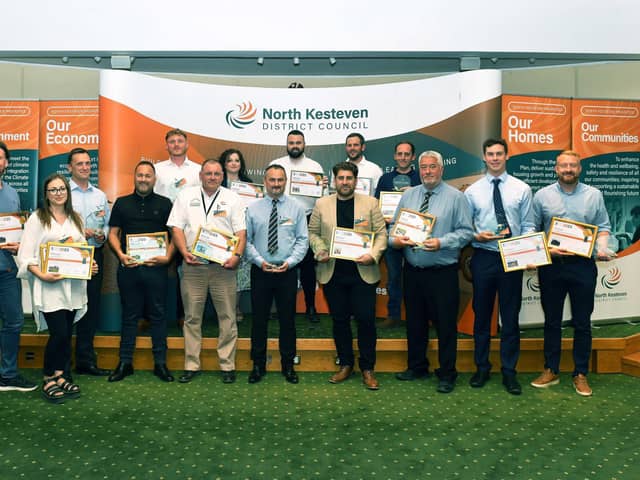 An evening of celebration at the North Kesteven Building Excellence Awards.