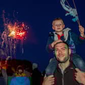 Jack Lotinga with his nephew Hugo Daft, 5.