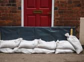 Around 5,000 sandbags were delivered to homes in Nottinghamshire (Photo by Oli SCARFF / AFP) (Photo by OLI SCARFF/AFP via Getty Images)