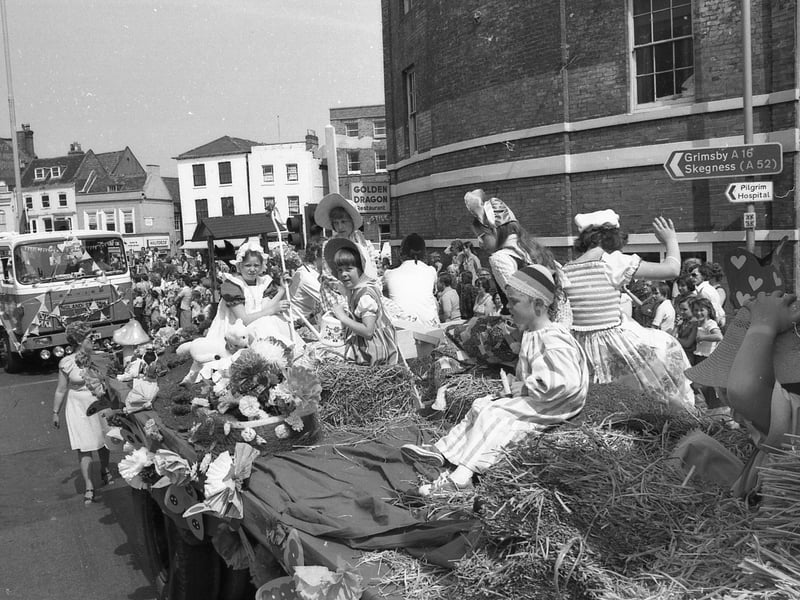 People of all ages took part in the procession.