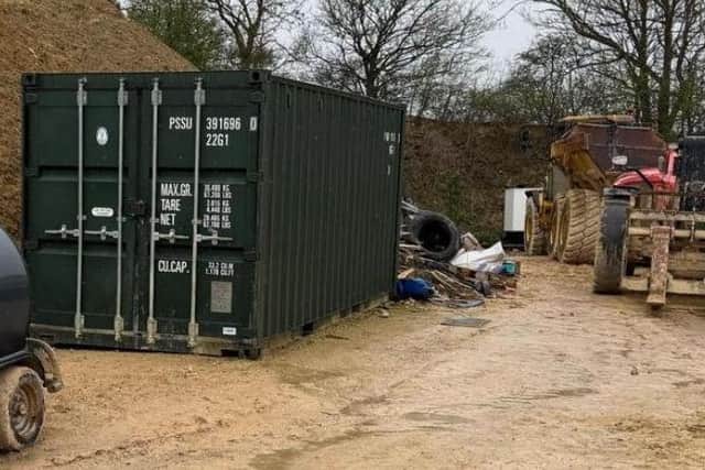 The storage container. Photo Hughes Craven Ltd