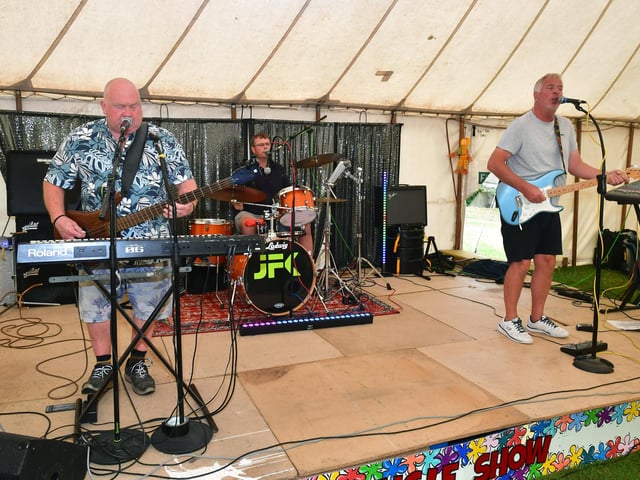 Just For Kicks performing on the Marquee Stage.
