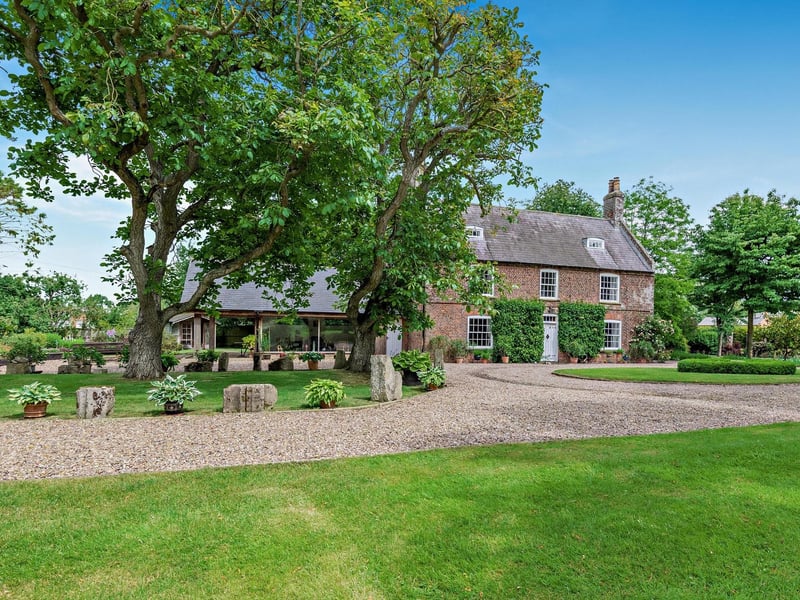 The approach to the home.