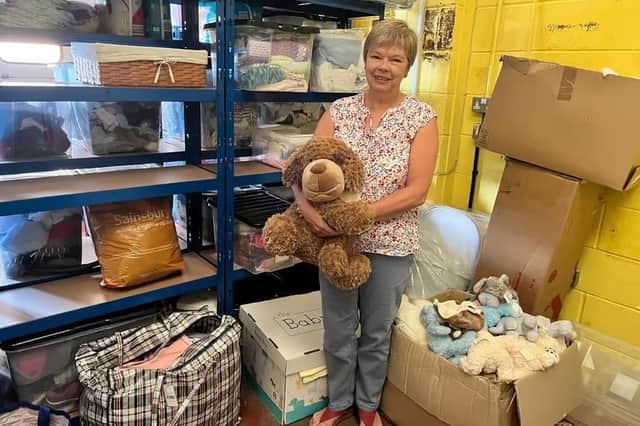 Sue Bain of Little Treasures baby bank. (Library image)