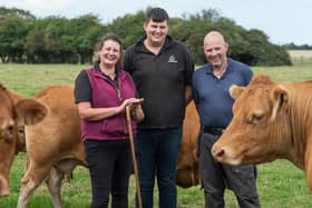 Emma Billings, of Manby Grange Farm, near Louth, who is one of four finalists in the 2024 beef farmer of the year competition. She manages the farm with husband Mark and son Billy. (PHOTO BY: Agriconnect Ltd)