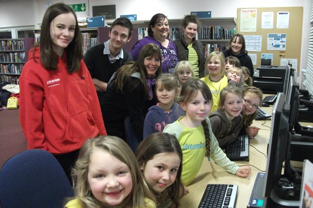 Brownies from Middle Rasen and Market Rasen paid a visit to Market Rasen Library 10 years ago to work on their computer badge. The session included: use of clip art, letter writing, searching for items on the internet, sending an email, and keeping safe online.