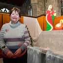 Great Hale church warden Elaine Huckle.
