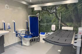 Inside the facility.