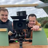 Father and son film-makers Callum and Andy Burn.