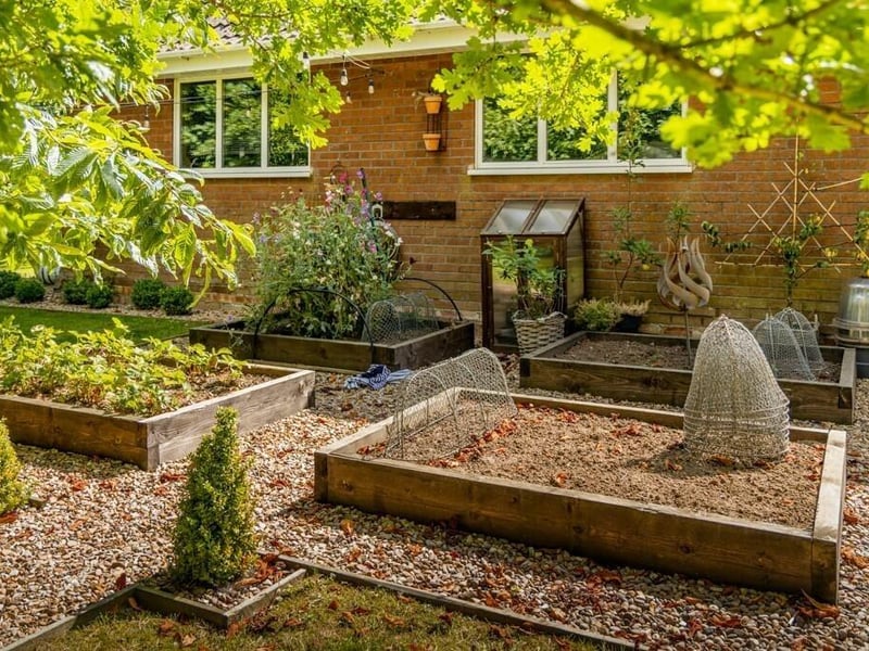 The kitchen garden.