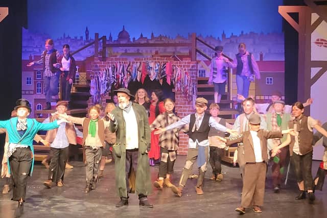 Gary Starkie performing as Fagin.