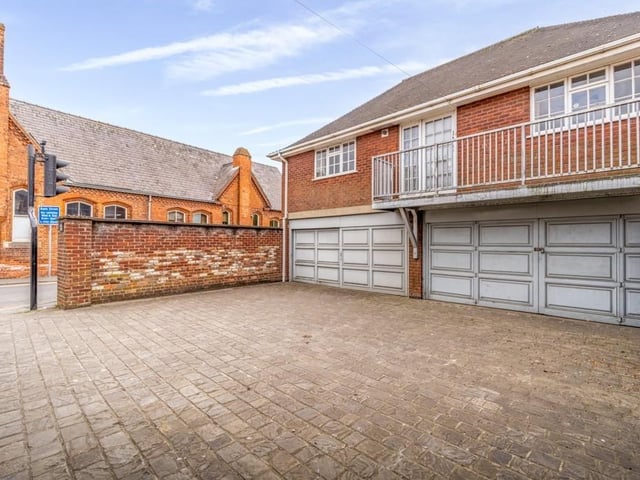 The flat over the double garage.