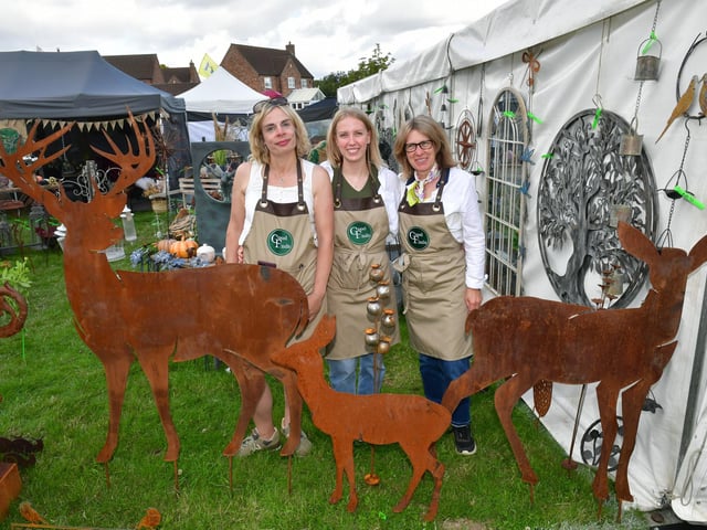 L-R Emma Whitton, Olivia Mawdirr and Jo Mawditt of Good Finds, Heckington