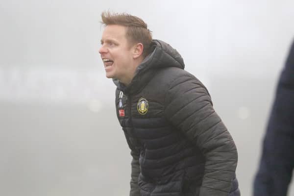 Gainsborough Trinity manager Tom Shaw faces some big games ahead in the relegation battle.