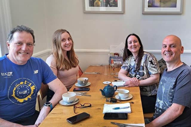 (l-r) Mark Bigger, Naomi Hardy, Nicola Eaton-Taylor and Peter Ison