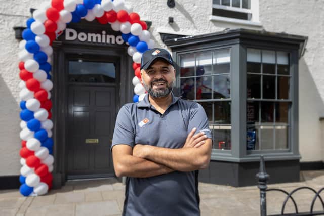 Amir Ali, Franchisee Partner of Domino’s Tattershall store.