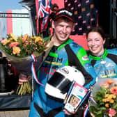 Todd Ellis and Emmanuelle Clement celebrate in Assen. Photo: Wally Walters