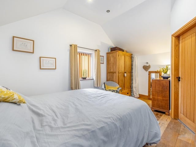 The guest bedroom.