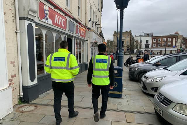 The Community Rangers will tackle four hotspot crime and ASB areas of the town centre.