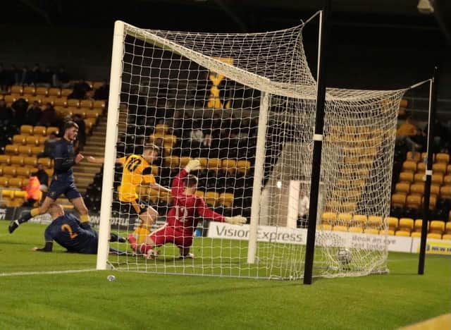 Foster opens the scoring. Photo: Craig Harrison