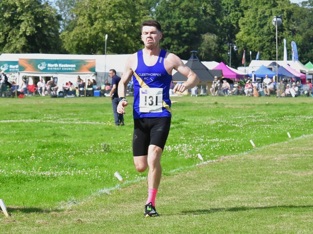10 mile road race. 2nd finisher