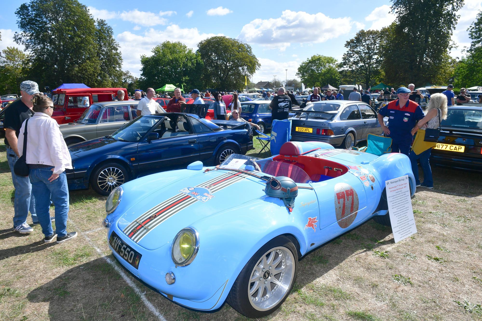 Some amazing machines on display at Sleaford Classic Car and Motorcycle Show.