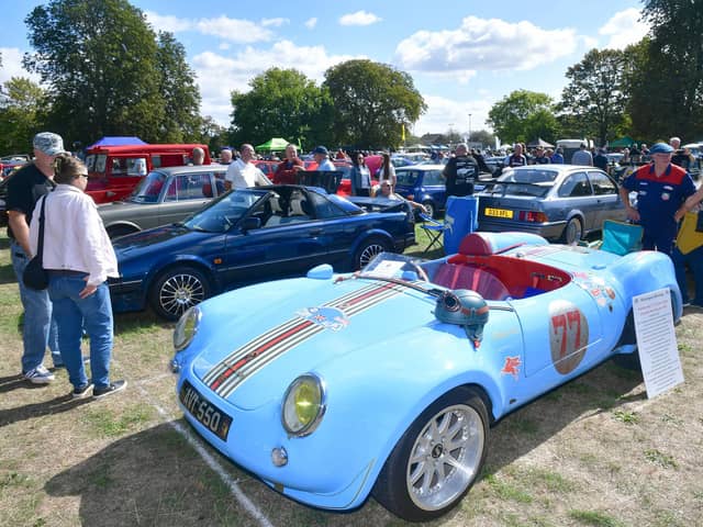Some amazing machines on display at Sleaford Classic Car and Motorcycle Show.