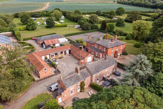 The Grange and Riverside Farm Holiday Cottage, in Boston Road, Wainfleet St Mary.