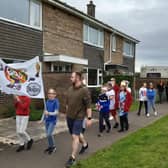 Tattershall primary school's Jubilee parade