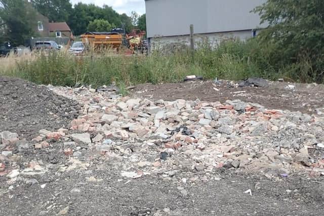 The mixed waste dumped on the farm. Photo: Environment Agency.