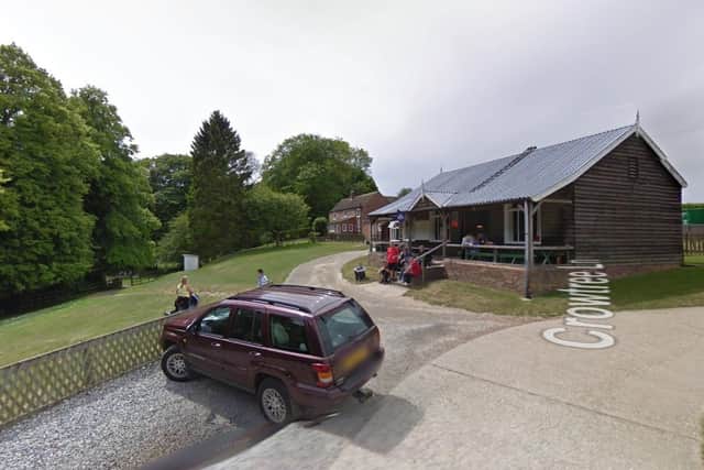 Meet at the cafe at Hubbard's Hills for the first writing and sketching workshop. Photo: Google