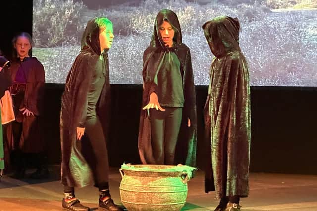 The Three Witches in Macbeth.