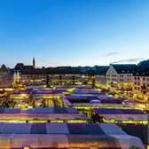 Christkindlesmarkt in Nuremberg, one of Bavaria's major Christmas markets