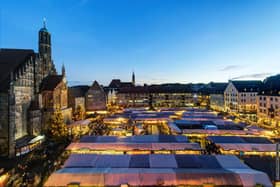 Christkindlesmarkt in Nuremberg, one of Bavaria's major Christmas markets