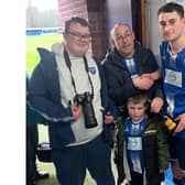 Jordan Tate receives the man of the match award