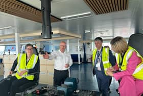 Ambassador Jenny at the DFDS terminal at Immingham