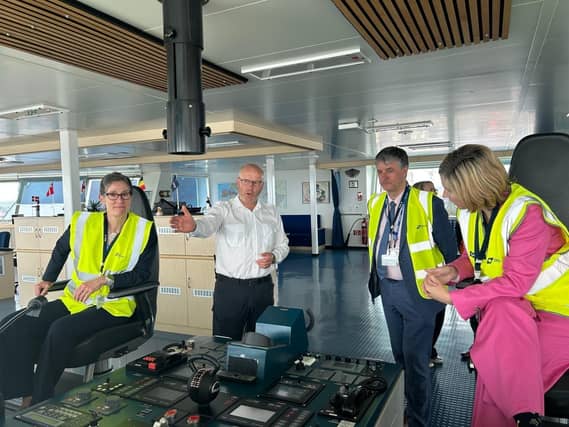 Ambassador Jenny at the DFDS terminal at Immingham