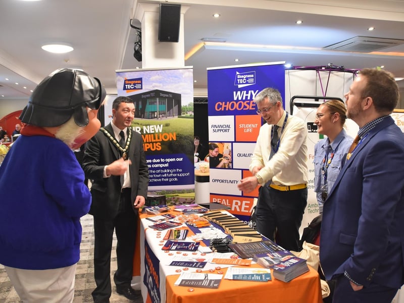 Deputy Mayor of Skegness Coun Jimmy Brookes finds out more about the new TEC college opening in Skegness.