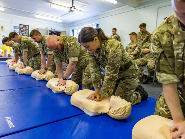 Emergency first aid.