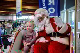 Santa Claus will be meeting children at the Food & Gift Fair at the Lincolnshire Showground