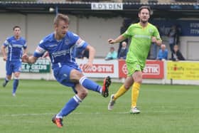 Bradley Grayson, pictured during his time with Buxton, has returned to Gainsborough.