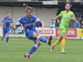 Bradley Grayson, pictured during his time with Buxton, has returned to Gainsborough.