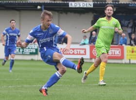 Bradley Grayson, pictured during his time with Buxton, has returned to Gainsborough.