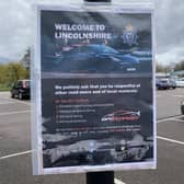 New warning signage has helped to deter nuisance drivers in Eastbanks car park in Sleaford. Photo: NKDC