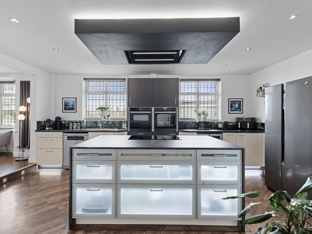 The kitchen.