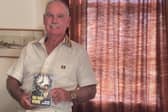 Author and retired schoolteacher Donald McDonald with his latest novel, 'No Way Home'.