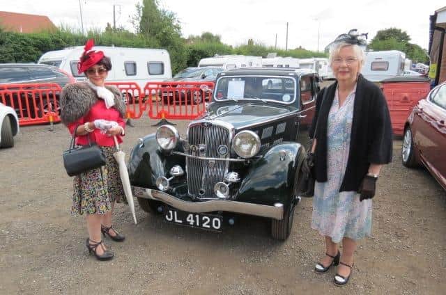 Vintage cars and vintage clothes were the order of the day
Photo: David Mason