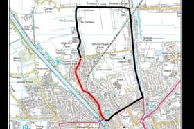 A map illustrating the diversion.