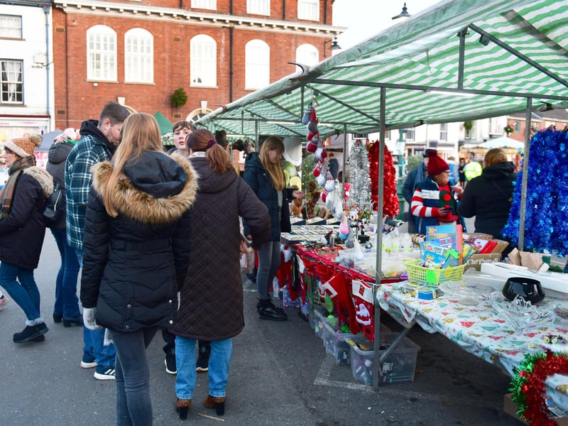 There were plenty of gift ideas at the Christmas market.