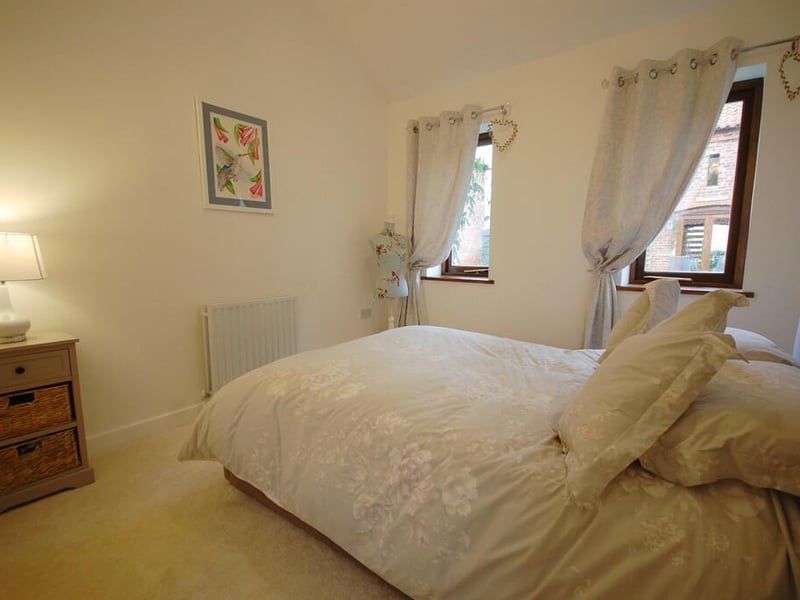 One of the ground-floor bedrooms.